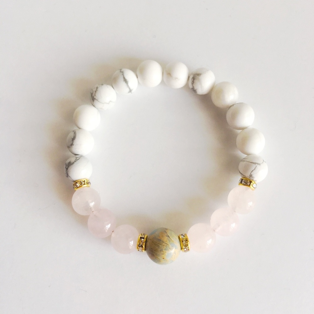 Beaded Stone Bracelet